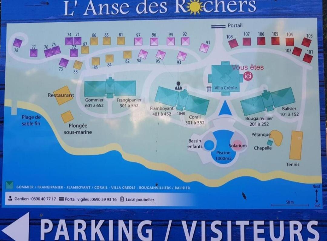 L'oiseau du Paradis vue mer Saint-Francois  Eksteriør bilde